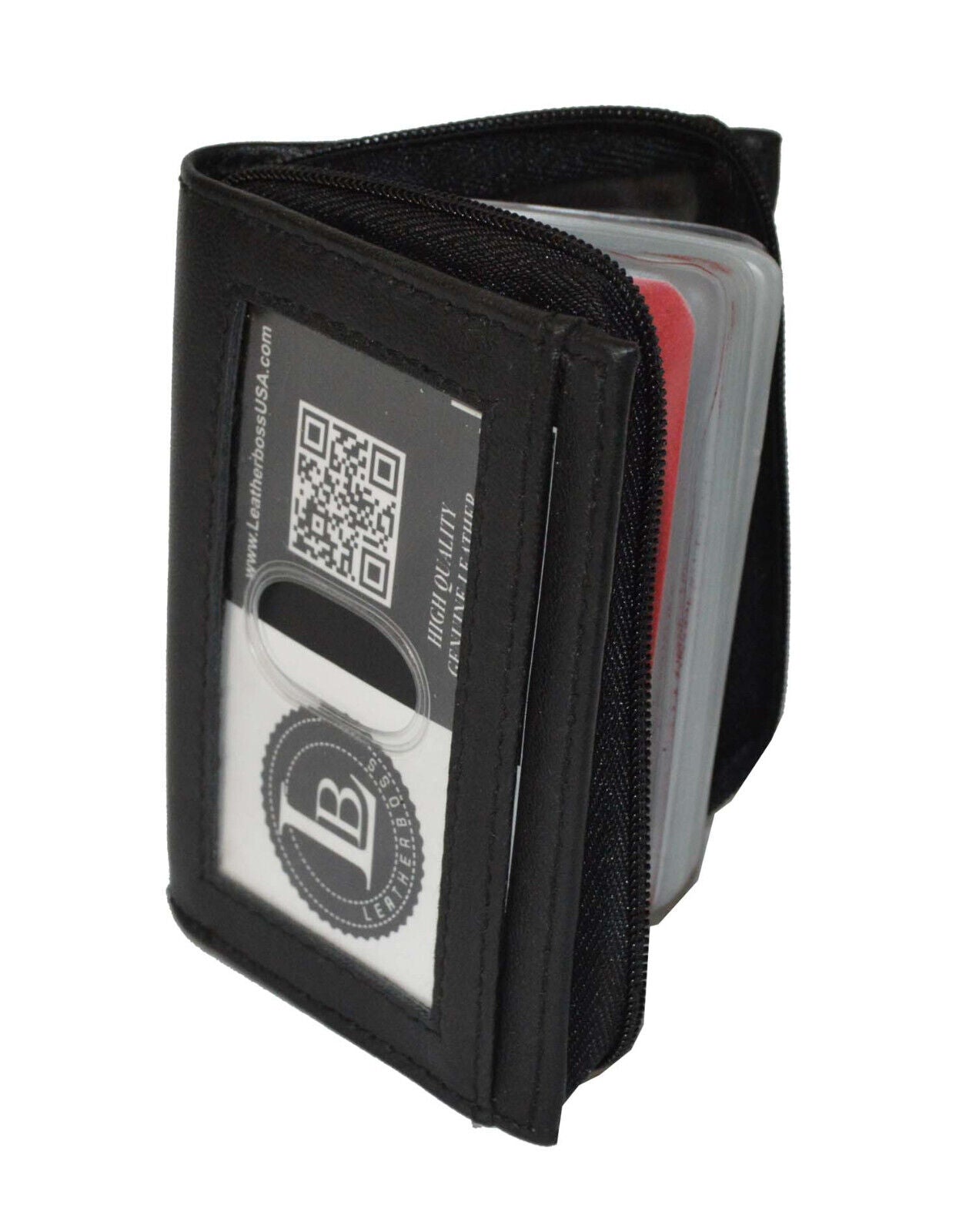 22 card RFID Blocking Mini Leather Wallet Business Case Purse Credit Card Holder