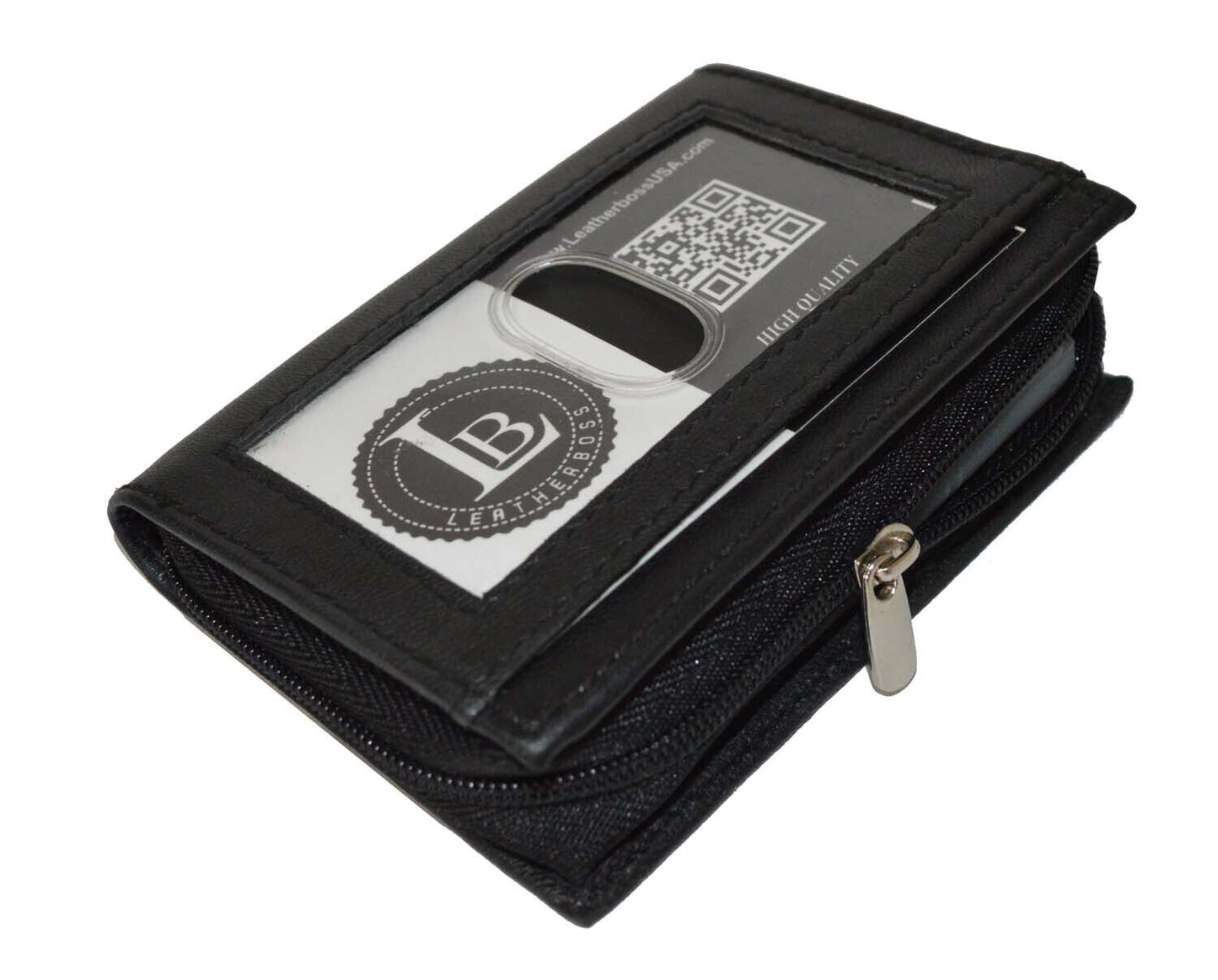 22 card RFID Blocking Mini Leather Wallet Business Case Purse Credit Card Holder