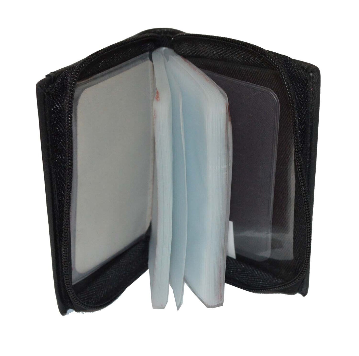 22 card RFID Blocking Mini Leather Wallet Business Case Purse Credit Card Holder