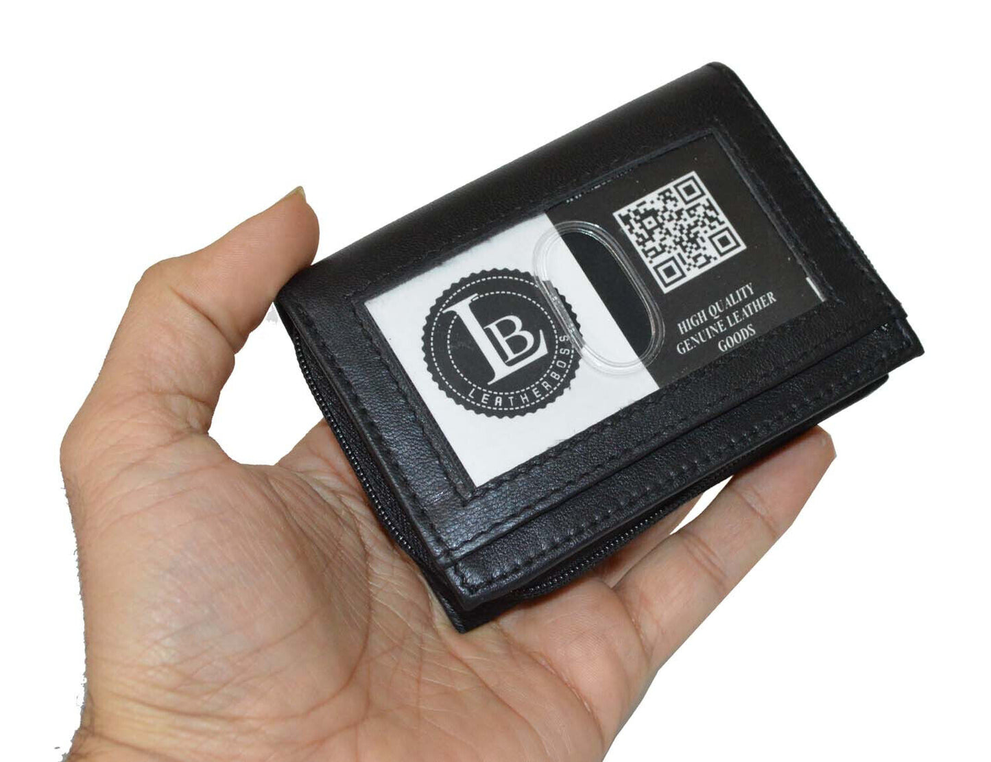 22 card RFID Blocking Mini Leather Wallet Business Case Purse Credit Card Holder