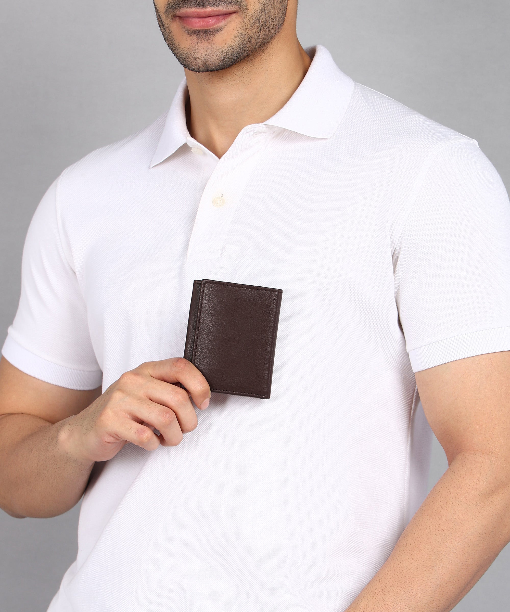 Portafoglio Uomo Vera Pelle Portafoglio Uomo In Vera Pelle Leatherboss - Trifold Nero, 8 Slot Carte, Blocco RFID Portafoglio Con RFID Blocking Regalo Uomo - Foto 10