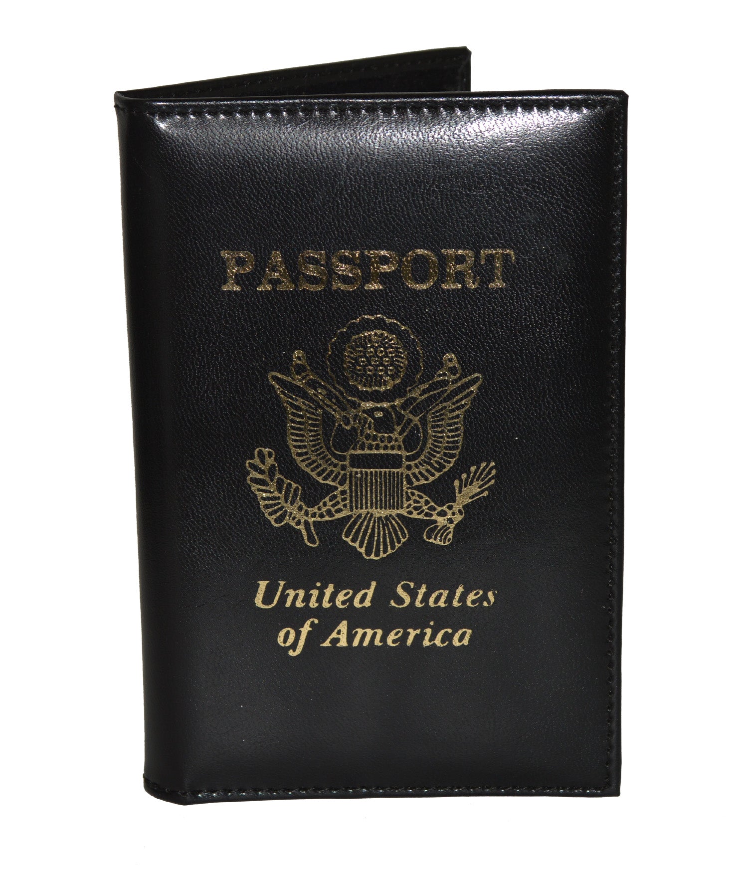 United States Passport Holder Golden Print