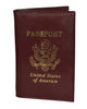 United States Passport Holder Golden Print