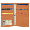 Leatherboss Genuine Leather RFID Blocking Bifold Credit Card Holder ID Window