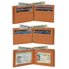 Leatherboss Genuine Leather Men Secure Multi Pocket Bifold Wallet