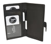 Leatherboss Genuine Leather Checkbook Cover with Snap Closure
