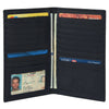 Leatherboss Genuine Leather RFID Blocking Bifold Credit Card Holder ID Window