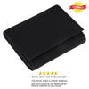 Leatherboss Genuine Leather Men's RFID Blocking Passcase Trifold Wallet
