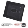 GENUINE LEATHER WALLET SLIM OUTSIDE ID MONEY CREDIT CARD THIN