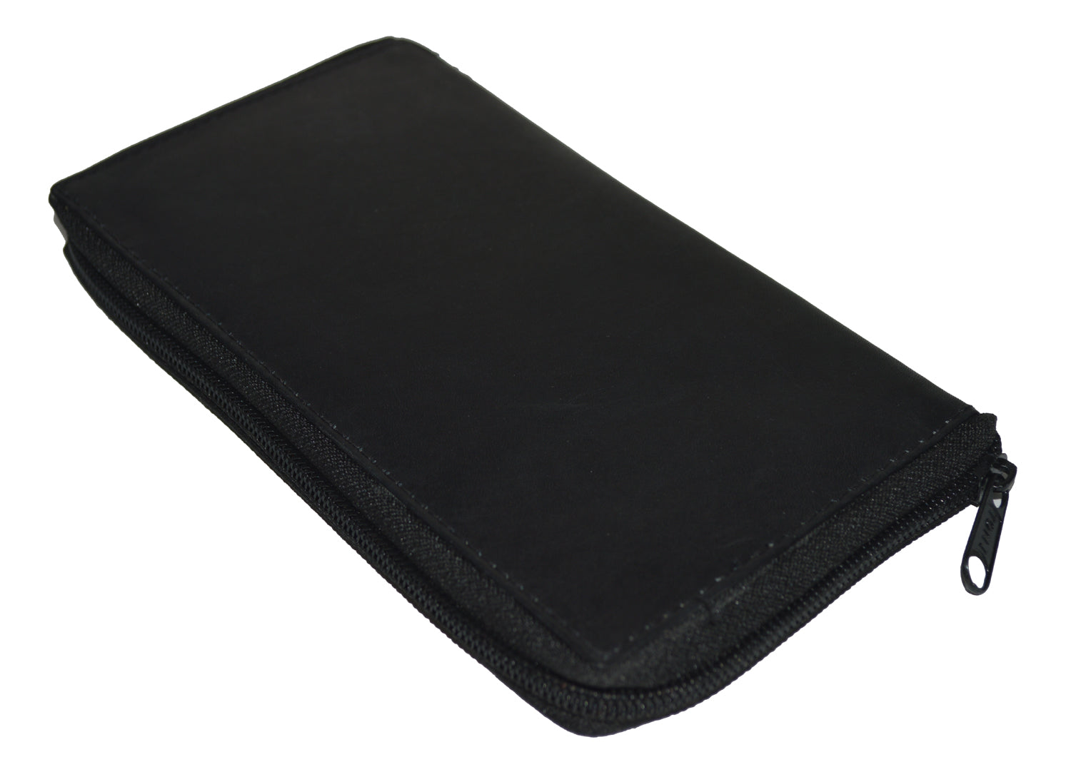 Leatherboss Genuine Leather Checkbook Credit card Holder wallet Zippered