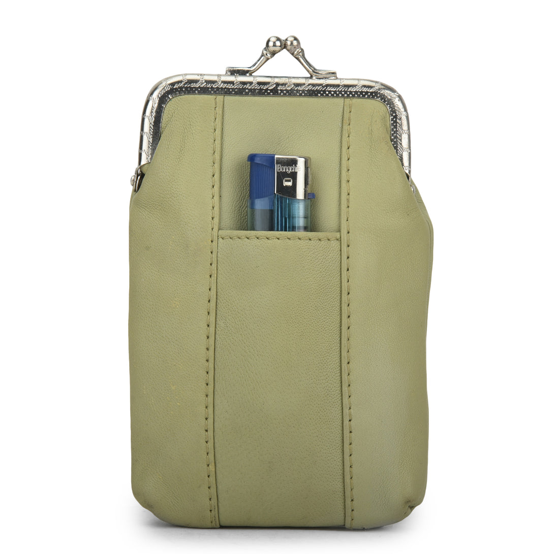 leather cigarette case pack holder with lighter pocket by leatherboss Amazon.com: Leather Cigarette Case Pack