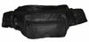 Leather Large Fanny Pack Waist Bag 6 Pockets great for travel secure & organized