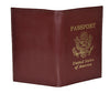 United States Passport Holder Golden Print BROWN- NEW